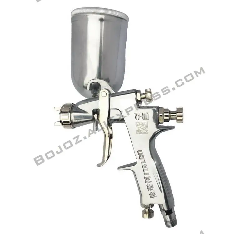 

Repair mini pistol W-80 Gravity feed spray gun with 300 ml tank noz 1.0mm car repair mini spray gun