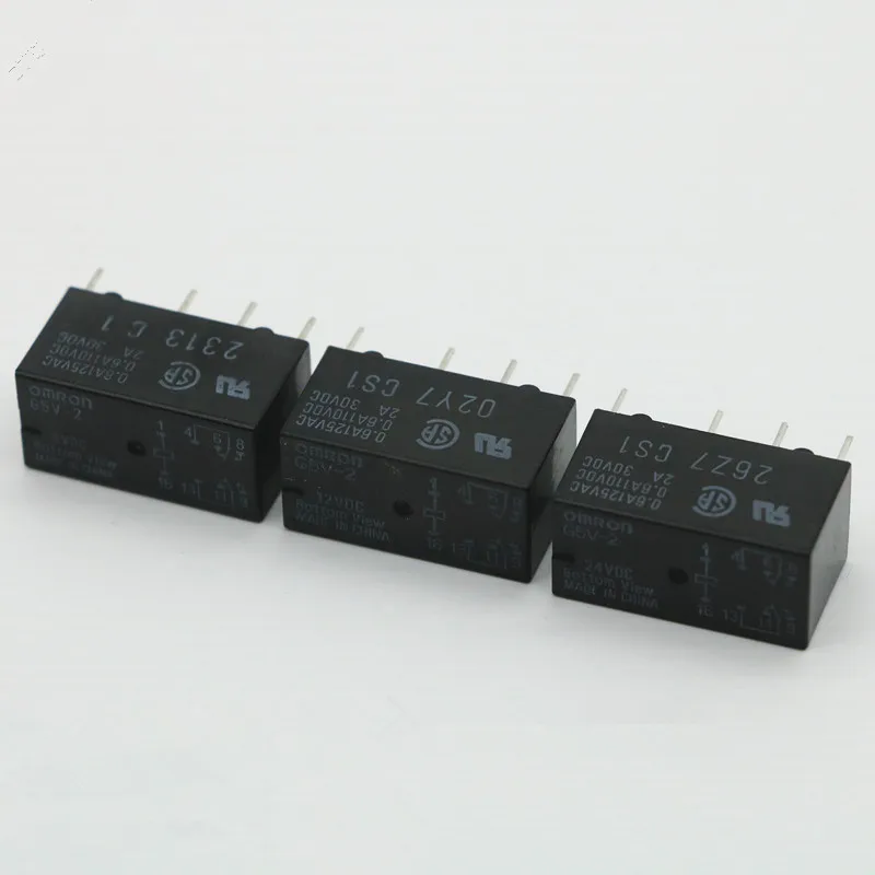 Бесплатная доставка G5V-2-5VDC G5V-2-6VDC G5V-2-12VDC 2A 8 контактов 2 шт./лот реле питания |