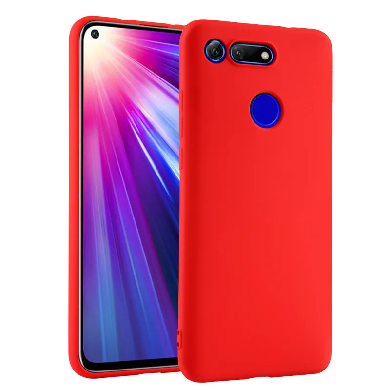 

Liquid Silicone Shell For Huawei Mate 10 Pro Smooth Candy Color Silicon Case For Huawei P20 P10 Pro honor 10 V20 Phone Cover
