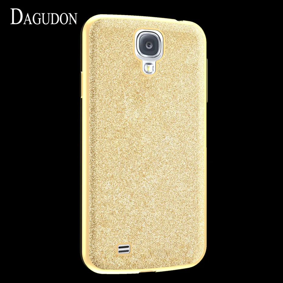 DAGUDON Bling Case For Samsung Galaxy S4 Luxury Shiny Glitter Phone Cases I9500 Silicone Soft TPU Back Cover |