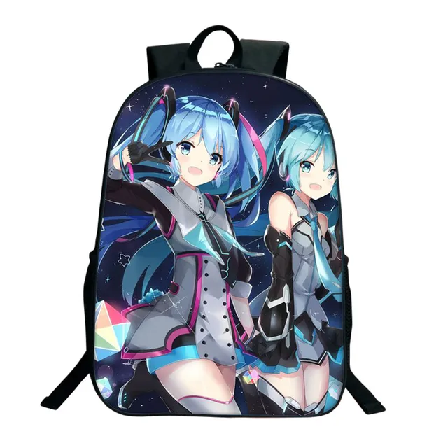 2017 Fashion Cute Hatsune Miku Backpacks For Teenagers Japan Anime