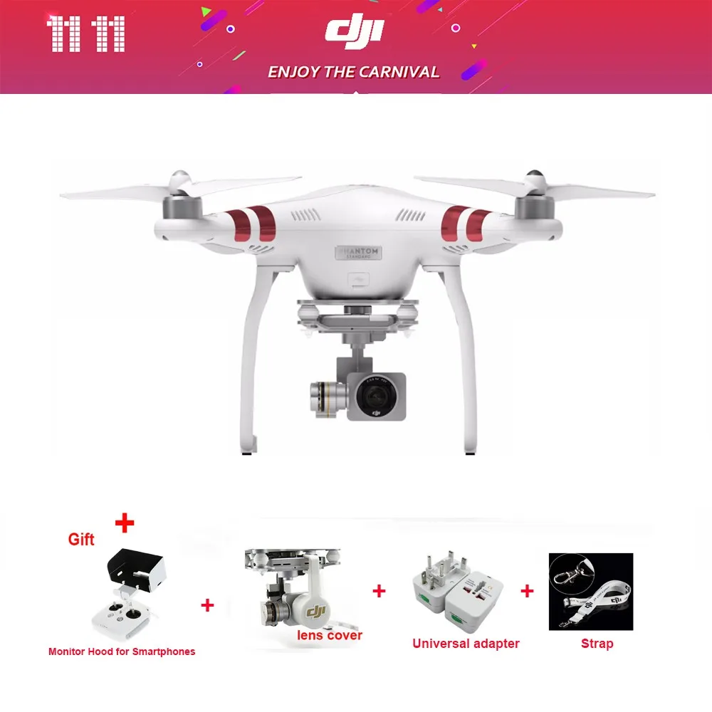 Freeshipping DJI Phantom 3 Standard Drone With 2.7K HD Camera Andgimbal RC Helicopter In Stock Freeshipping DJI Phantom 3 Standard Drone With 2.7K HD Camera Andgimbal RC Helicopter In Stock
