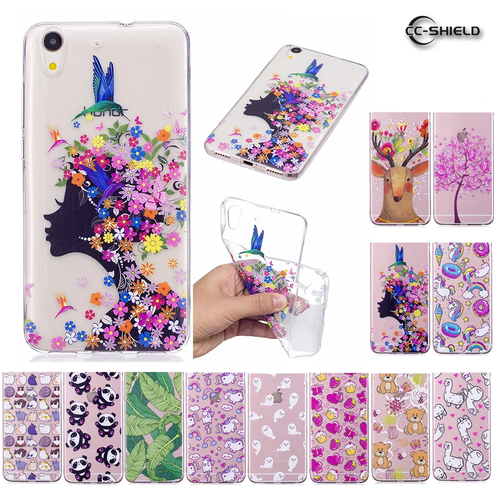 Soft TPU Case for Huawei Y6 II Y6ii CAM-L32 CAM-L21 Transparent Silicone Cover Phone Case for Huawei Y 6 II CAM-L23 CAM-L03 Bag