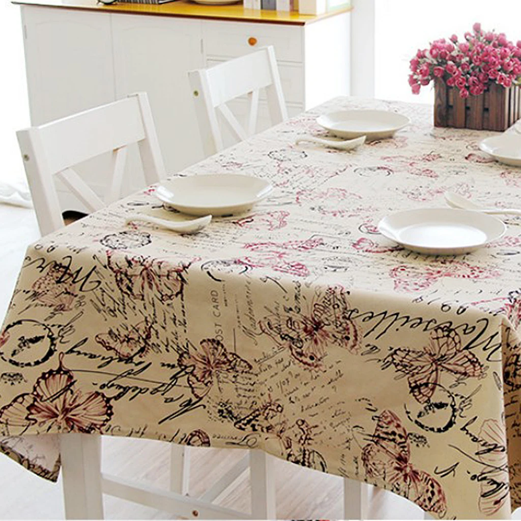 60*60cm 120*120cm 145*220cm 145*200cm Vintage Tablecloth British Style
