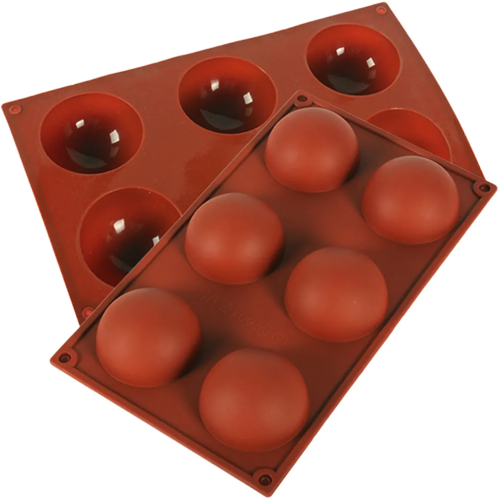 

Half Ball Sphere Silicone Cake Mold Muffin Chocolate Cookie Baking Mould Pan Tools Kitchen Baking Scraper 1pc