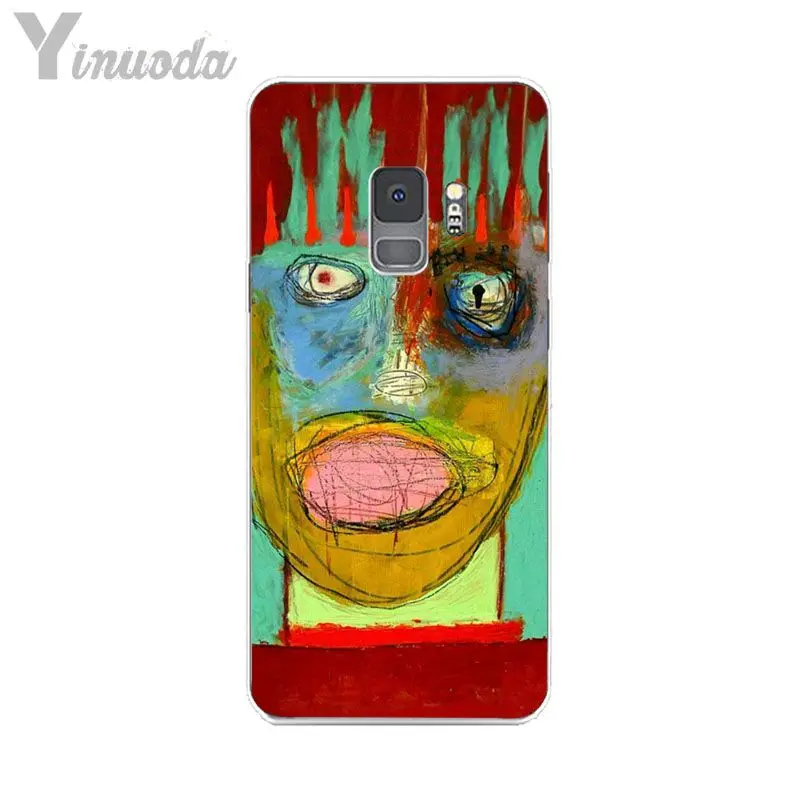 Yinuoda Jean Michel Basquiat художественный чехол для Samsung S5 S6 edge S6edge Plus S7 S8 S9 Plus|Чехлы-накладки|