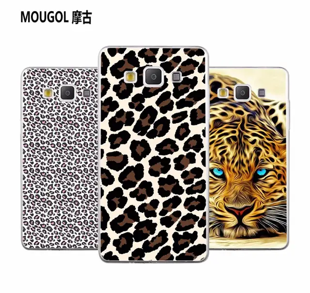 Online Shop Mougol Leopard Background Transparent Hard Case Cover