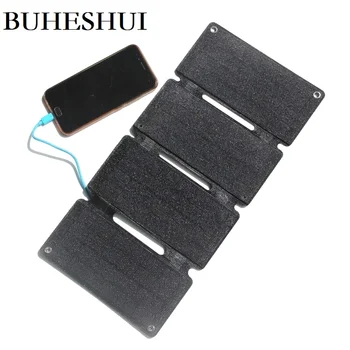

BUHESHUI Portable Foldable 12W ETFE Solar Panel Charger For Mobile Phone Power Bank Super Slim Solar Charger Waterproof