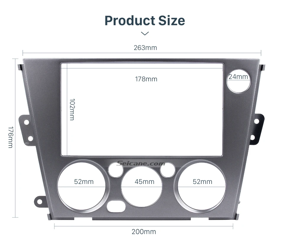 Seicane 2Din 178*100 Автомобильная Радио фасции рамка для Subaru Legacy/Outback левая рука тире отделка Установка комплект панель приборной панели автомобиля