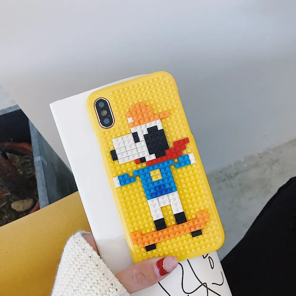 Для iPhone6/7/8/PLUS Чехол для мобильного телефона Lego DIY puppy персональная головоломка