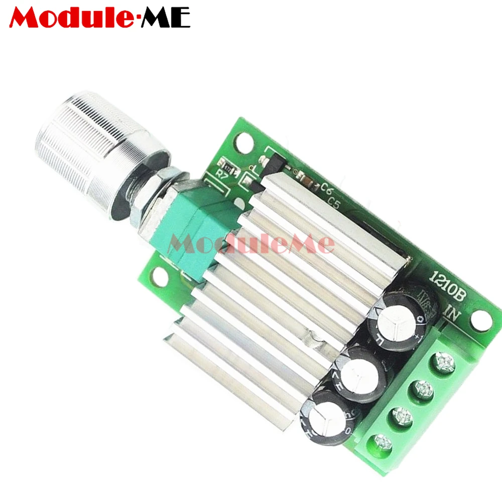 

DC 12V-30V 6V 12V 24V 30V 10A DC Motor PWM Speed Controller Board Module Speed Control Diy Electronic PCB Board
