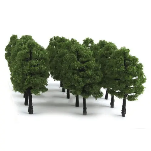 

20pcs / lot 9cm height Model Tree Scenery simulation Green Tree Scene Decoration Tress