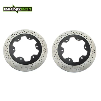 

BIKINGBOY For Triumph Speedmaster 790 865 Carb EFI Thunderbird Sport 885 Tiger 955 Full Set Front Brake Discs Disks Rotors