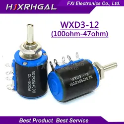 2 шт. WXD3-12series WXD3-12 1 Вт 1K 2K2 3K3 4K7 10K Ohm 100R 220R 470R 2,2 K 3,3 K 4,7 K WXD3-12 1 Вт проволочный потенциометр