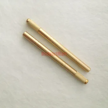 

High quality Golden Tebori Pen Microblading pen tattoo machine for 10PCS permanent makeup eyebrow tattoo manual pen