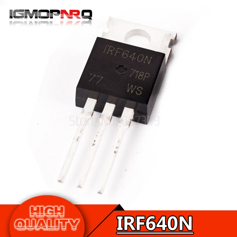 

10pcs free shipping IRF640N F640 IRF640NPBF MOSFET MOSFT 200V 18A 150mOhm 44.7nC TO-220 new original