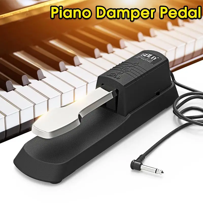 Nuovo Pedale Sustain Per Damper Tastiera Per Pianoforte Elettrico Organo S1E7 