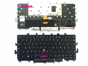 

Laplace New Genuine French Clavier for Lenovo Thinkpad X1 Yoga 20FQ,20FR keyboard FRU:00PA053