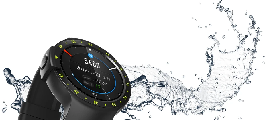 Оригинальные Смарт-часы Ticwatch S Knight, Android Wear 2,0, Bluetooth 4,1, wifi, частота сердечных сокращений, IP67, водонепроницаемые, встроенные gps спортивные часы