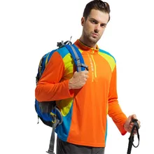 CKAHSBI мужские летние топы с длинными рукавами спортивные женские футболки для улицы быстросохнущая походная спортивная одежда высококачественные футболки на молнии