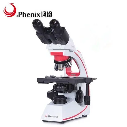 Phenix BMC500 серия 40X-1600X бесконечный план бинокулярный трубный Биологический микроскоп с светодиодный 1 Вт для медицинского лечения