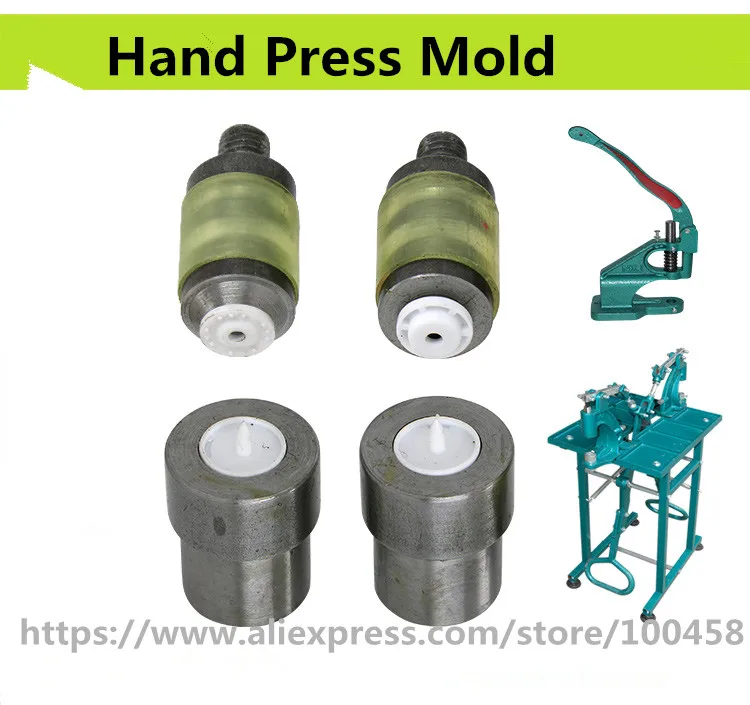 

Plastic Snap Button Dies Manual Install Tool Mold for Hand Press Green Machine T3 , T5 T8 1cm , 1,2cm 1.5cm Free shipping