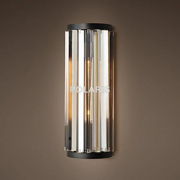 Tomada de Fábrica Luxo do Vintage Iluminação para Casa Arte Decoração Lustre Cristal Arandela Lâmpada Luz Hotel Cama Quarto k9 4 vintage k9 lustre cristal arandela lâmpada luz