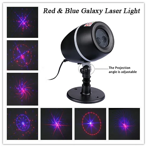 Top Sell IP65 Outdoor waterproof Red Blue Galaxy Laser Projector Light