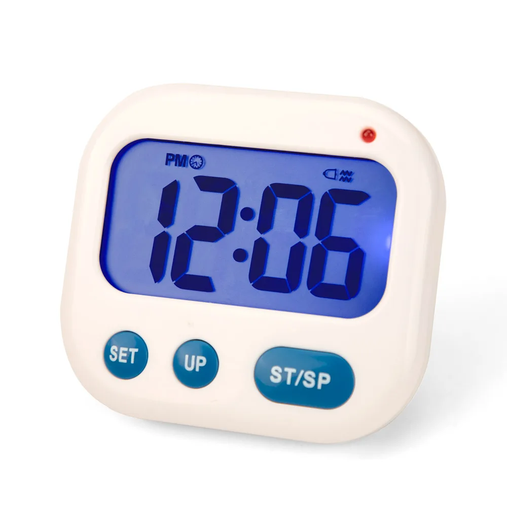 Продукт Вибрационный будильник светодиодный цифровой Таймер электронные часы карамельного цвета Настольный дисплей студенческие часы