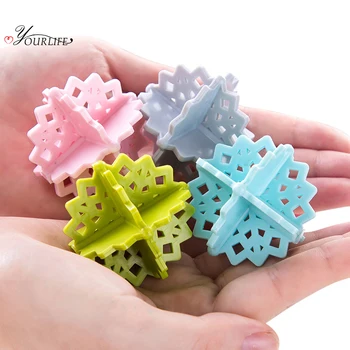 

OYOURLIFE 4pcs/set Reusable Anti-winding Washing Machine Ball Eco Friendly Anti-static Decontamination Wash Cloths Laundry Ball