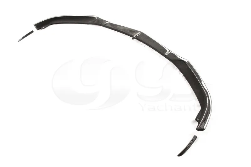 2015-2016 Mercedes Benz W205 C63 PSM Style Front Lip 3Pcs CF (4)