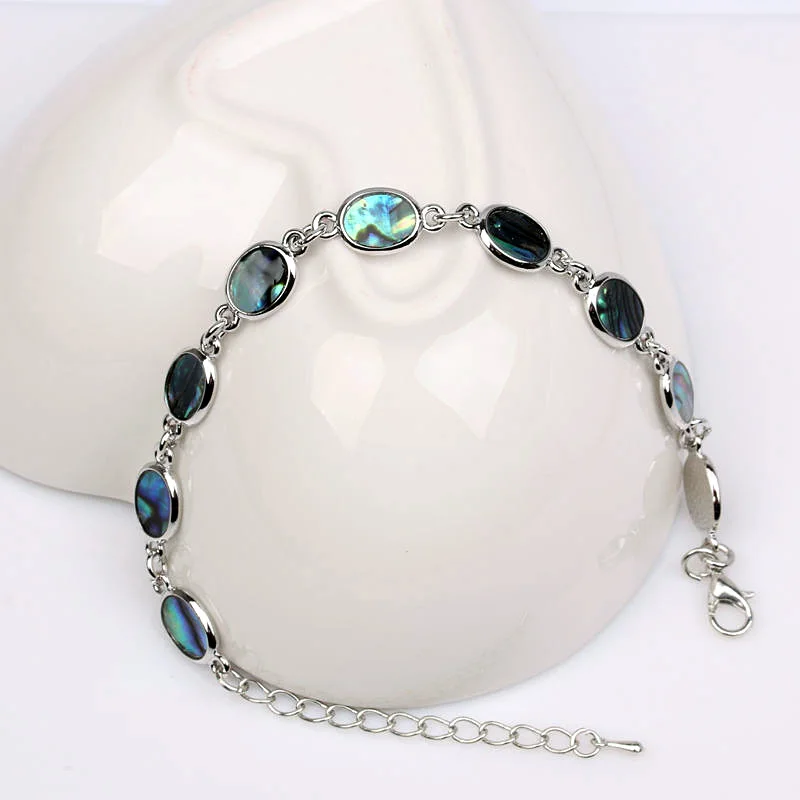 Oval shell bracelet (4)
