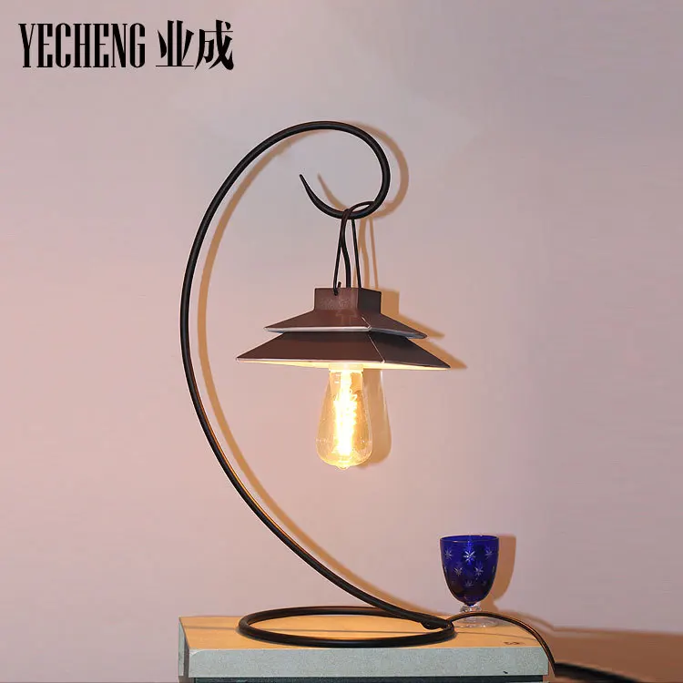 

TUDA 31X59cm Free Shipping Contemporary Style Table Lamp Creative Iron Art Table Lamp Living Room Study Decoration Table Lamp