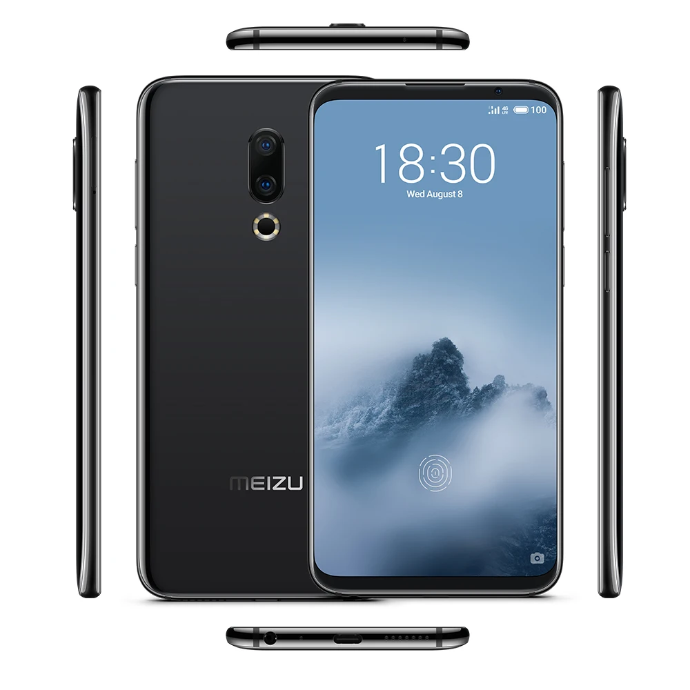 Meizu Mейзу 16th 6ГБ 64ГБ 6 0 '񟯠x1080P смартфон Snapdragon845 Восьмиядерный спереди 20MP 3010mAh Super