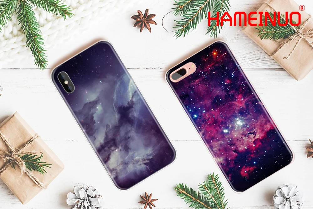 HAMEINUO, разноцветный Чехол для мобильного телефона galaxy universe, чехол для iphone 4 4s 5 5s SE 5c 6 6s 7 8 X plus