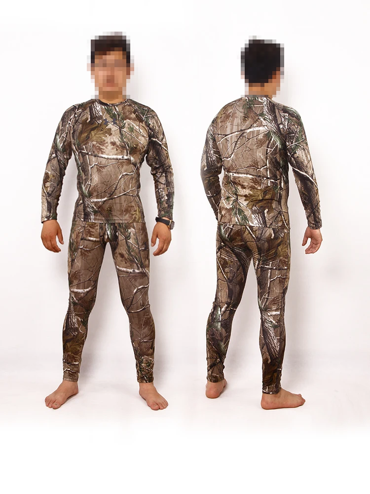 Jungle camouflage military fans of high performance elastic underwear