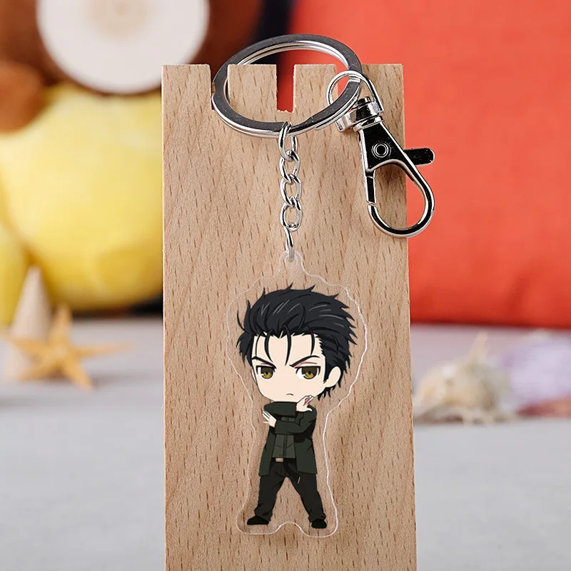 10 шт./лот аниме ворота Steins акриловый брелок игрушка фигурка Makise Kurisu сумка кулон