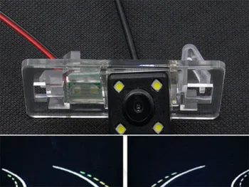 

Trajectory Tracks Dynamic CCD 4LED Car Rear view Camera for AUDI A4L TT A1 A5 A7 Q3 Q5 RS5 Car Reverse Camera