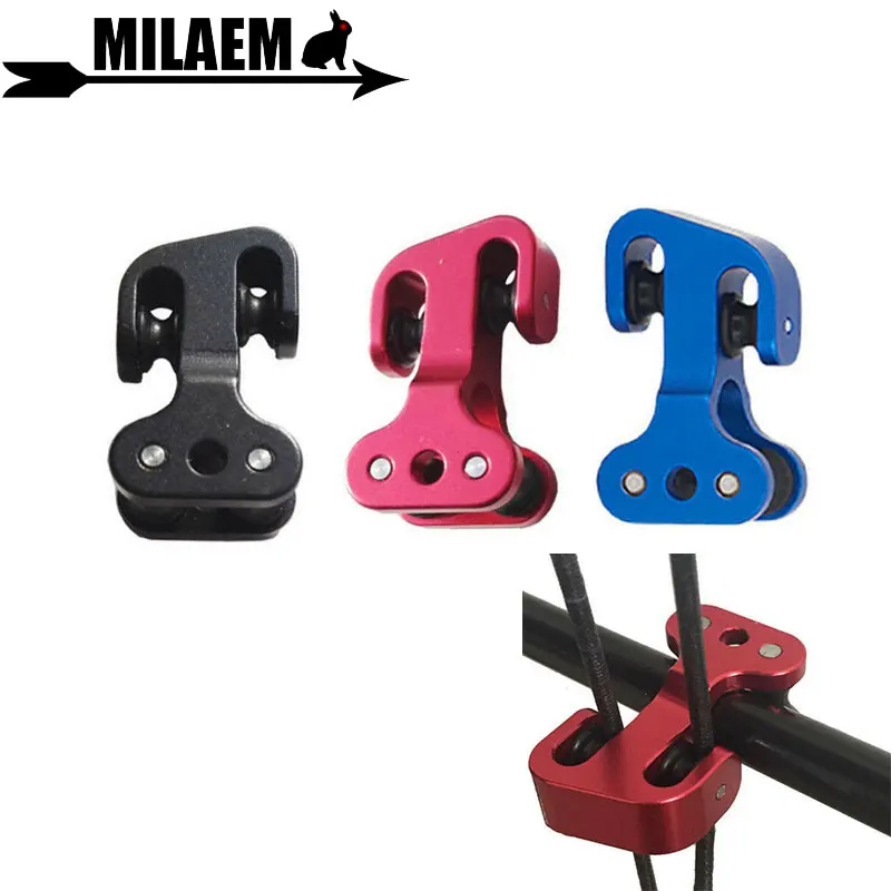 

1pc Archery 3/8inch Cable Slide String Splitter Roller Glide Bowstring Separator Arrow Pulley Compound Bow Shooting Accessories
