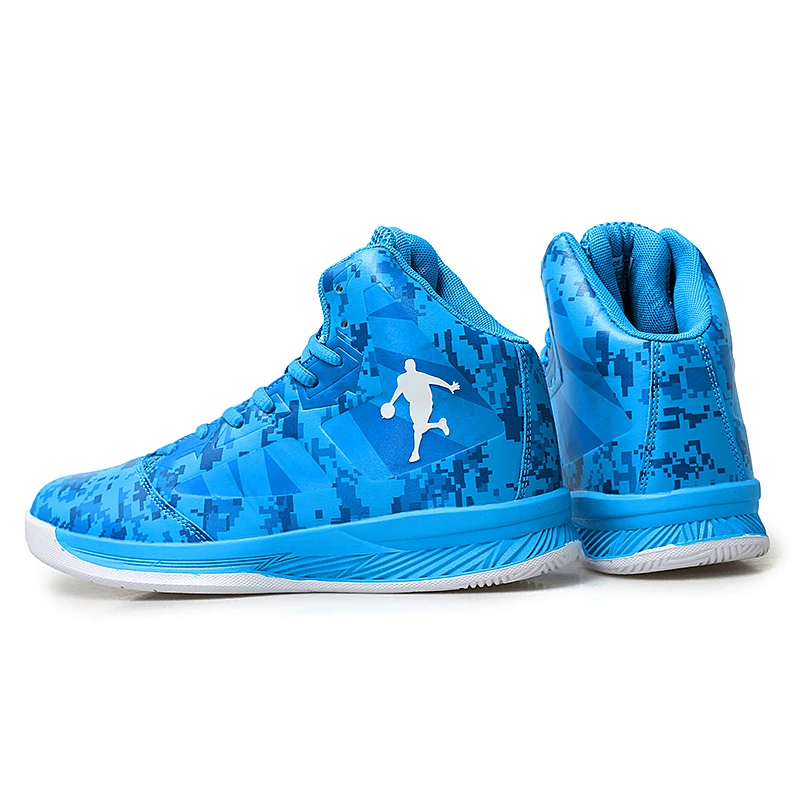 

New Man High-top Basketball Shoes Men's Cushioning Light Basketball Sneakers Anti-skid Breathable Outdoor Sports Plus Size 36-45