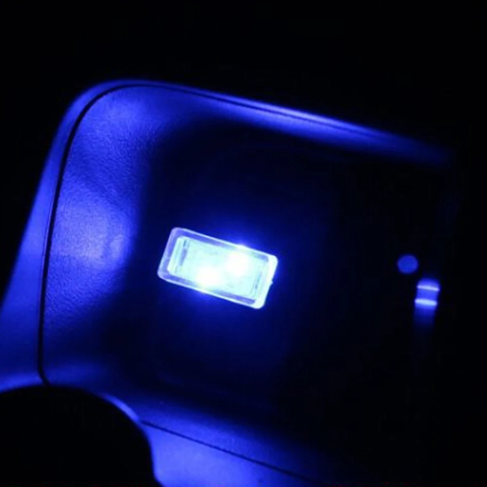 Автомобильный Стайлинг USB светодиодные атмосферные лампы декоративная лампа для