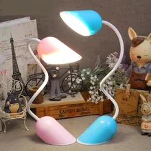 Творческий сердце замок света зарядки портативных светодиодные фонари прикроватные спальня сна чтения защиты глаз настольная лампа TA9135