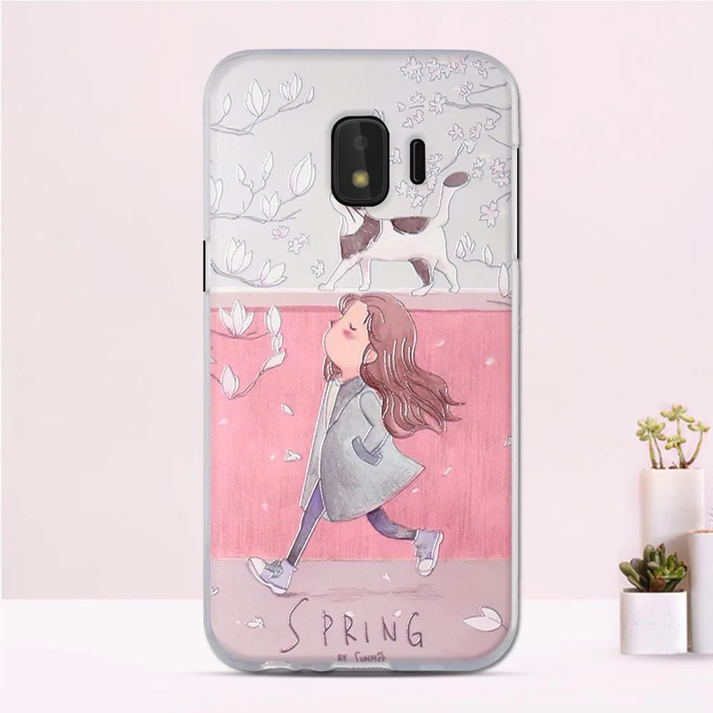 Силиконовый чехол для Samsung J2 Core мягкий из ТПУ телефона Galaxy 2018 J 2 SM J260F J260 бампер