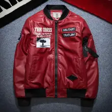 Yizlo ma-1 кожаная куртка для мужчин и женщин, мотоциклетная куртка, jaqueta de couro ma1, куртка-бомбер, искусственная кожа, зимняя летная куртка, jaqueta