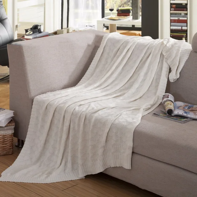 New Arrived Knitted Blankets Hotels Airplane Home Sofa Blanket Shawl New Arrived Knitted Blankets Hotels Airplane Home Sofa Blanket Shawl Europe Leisure Bedding Whole Free