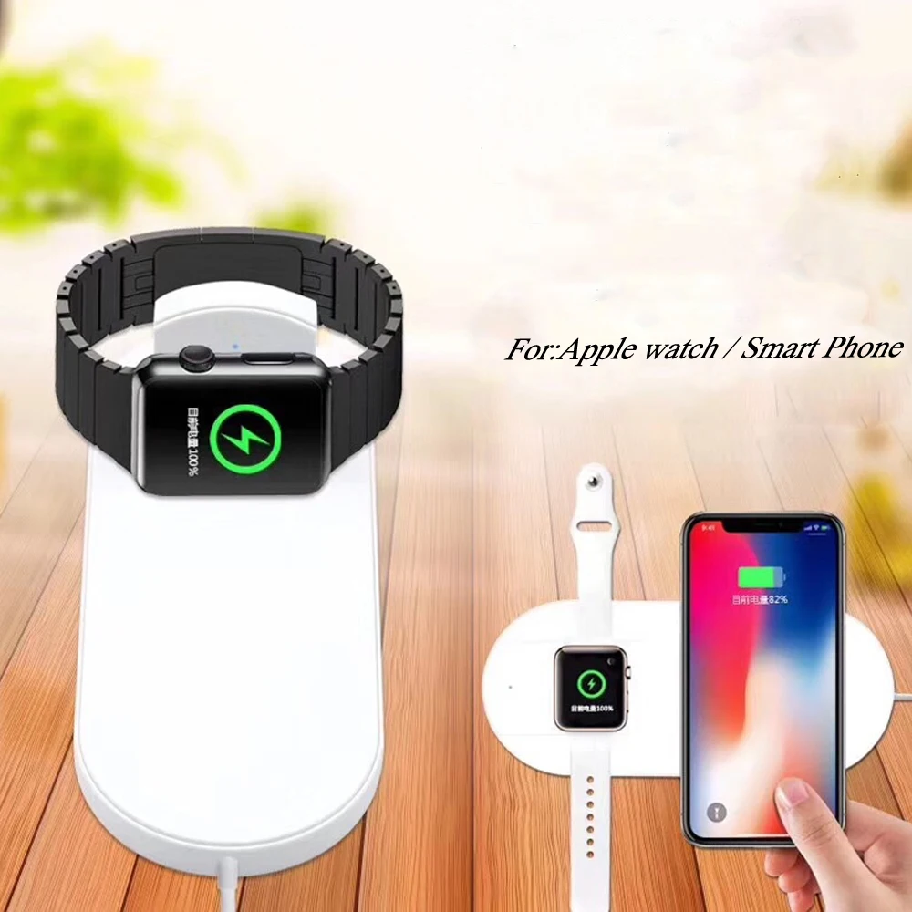 CRESTED Charger For Apple Watch band iwatch series 4/3/2 1 QI Wireless Iphone X 8 plus Samsung 10W fast Charging Dock Station CRESTED Charger For Apple Watch band iwatch series 4/3/2 1 QI Wireless Iphone X 8 plus Samsung 10W fast Charging Dock Station