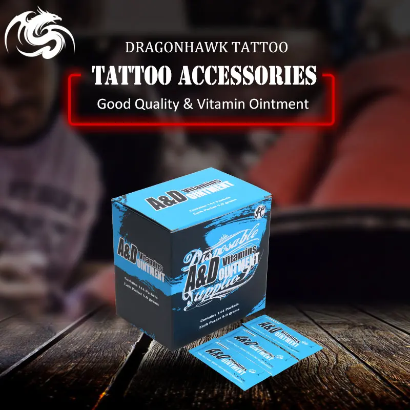Pаспродажа США импорт 10 шт. татуировки A D витамины мазь Последующий уход крем для тела ремонт крем тату аксессуары