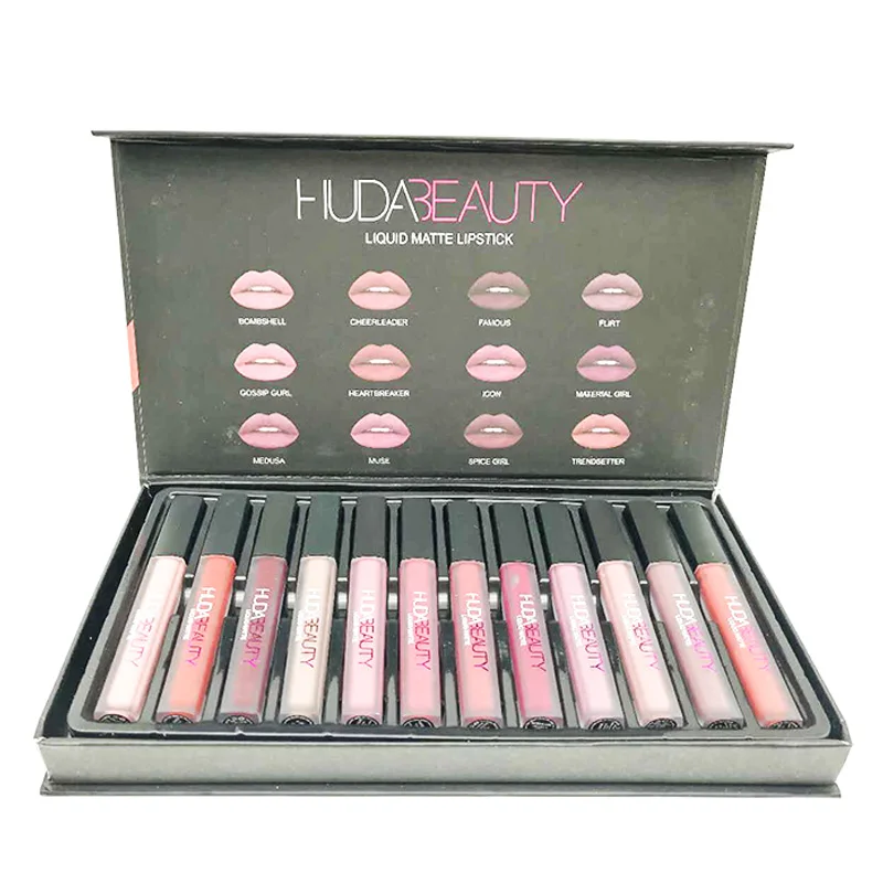 Huda Beauty Set Of 4 Mini Lip Gloss 