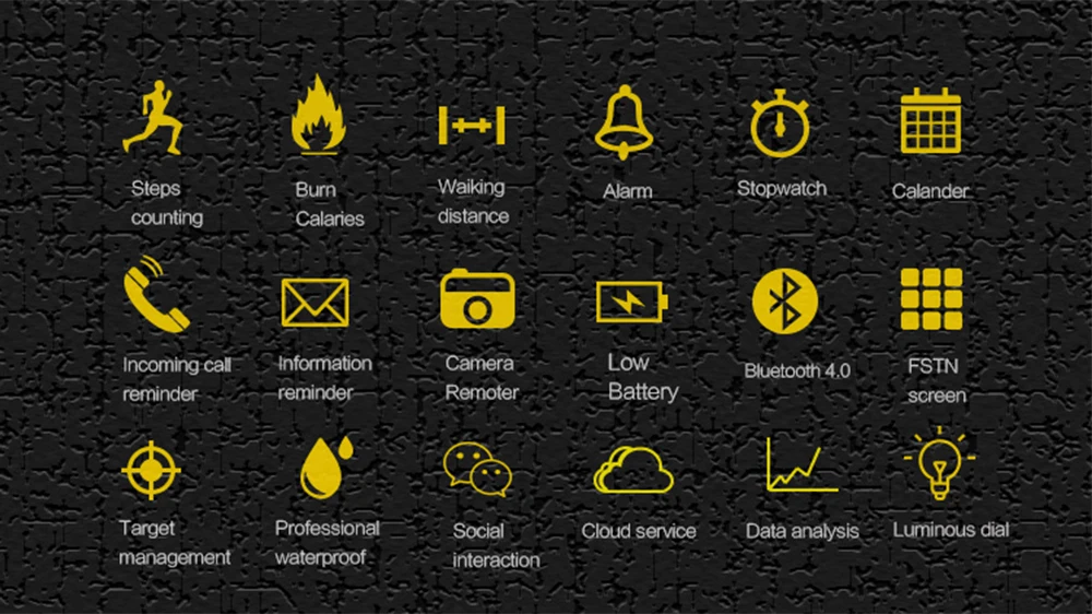 Cerreat EX17 Smart Watch Professional Waterproof Smartwatch Pedometer Stopwatch Swim Fitness Tracker Sports Watch Call SMS Alert (3)