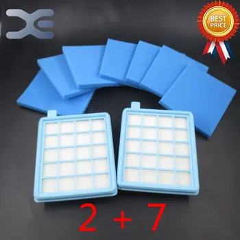 

9Pcs Vacuum Cleaner Filters Hepa Filter for Philips Vacuum Cleaner FC8470 FC8471 FC8472 FC8473 FC8474 FC8476 FC8477 FC8630
